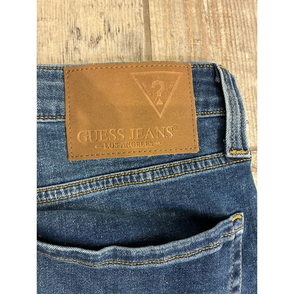 Guess Men's Desmond Tapered Straight Leg Denim Jeans 36x28 Medium Wash - Picture 9 of 9